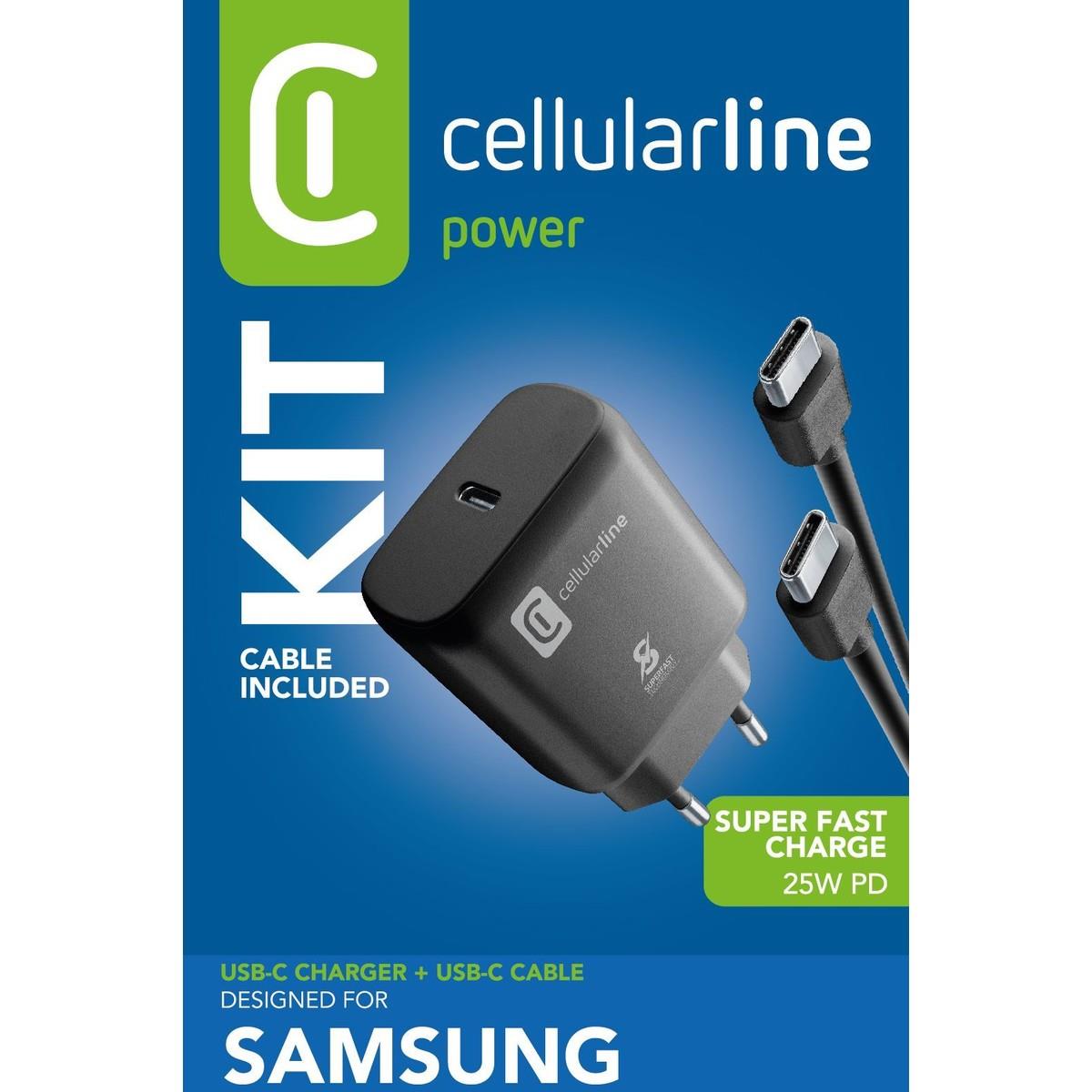 Reiselader-Set 25W USB Type-C inkl. Kabel für Samsung Type-C