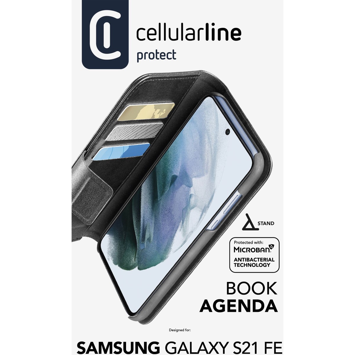 Bookcase BOOK AGENDA für Samsung Galaxy S21 FE