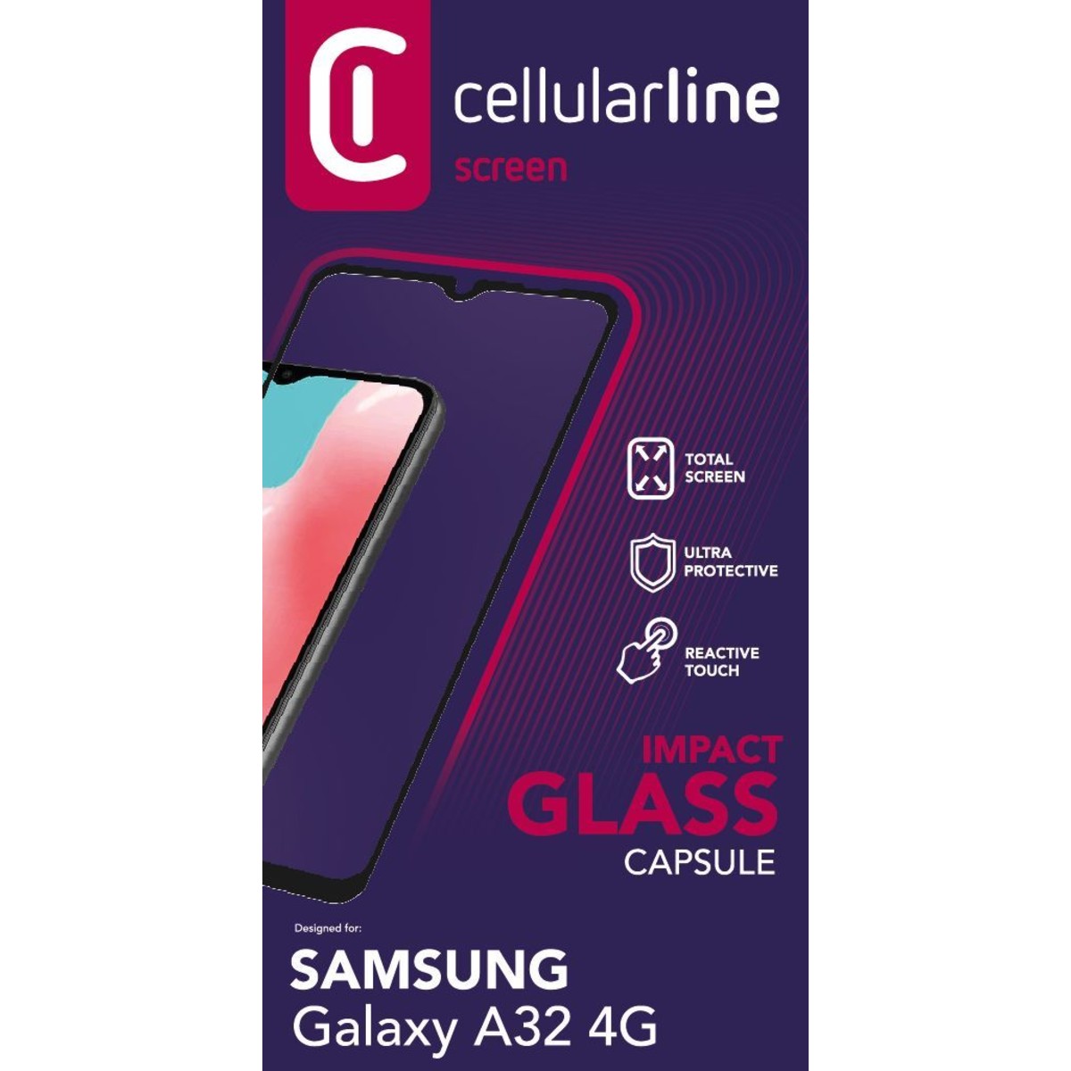 Schutzglas IMPACT GLASS CAPSULE für Samsung Galaxy A32 4G