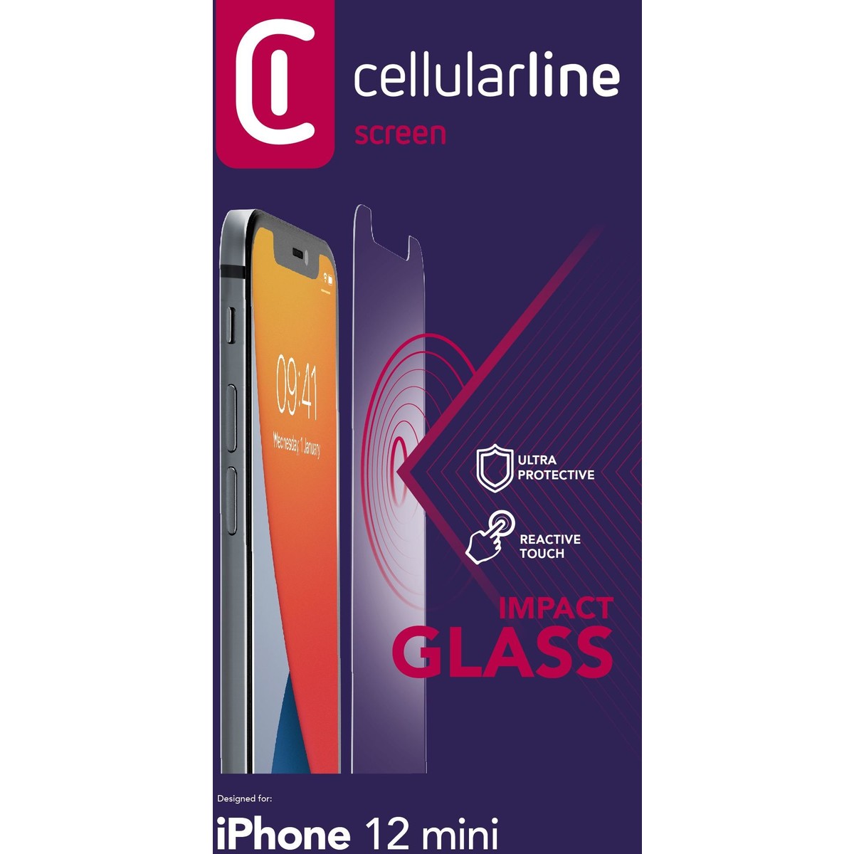Schutzglas IMPACT GLASS für Apple iPhone 12 mini
