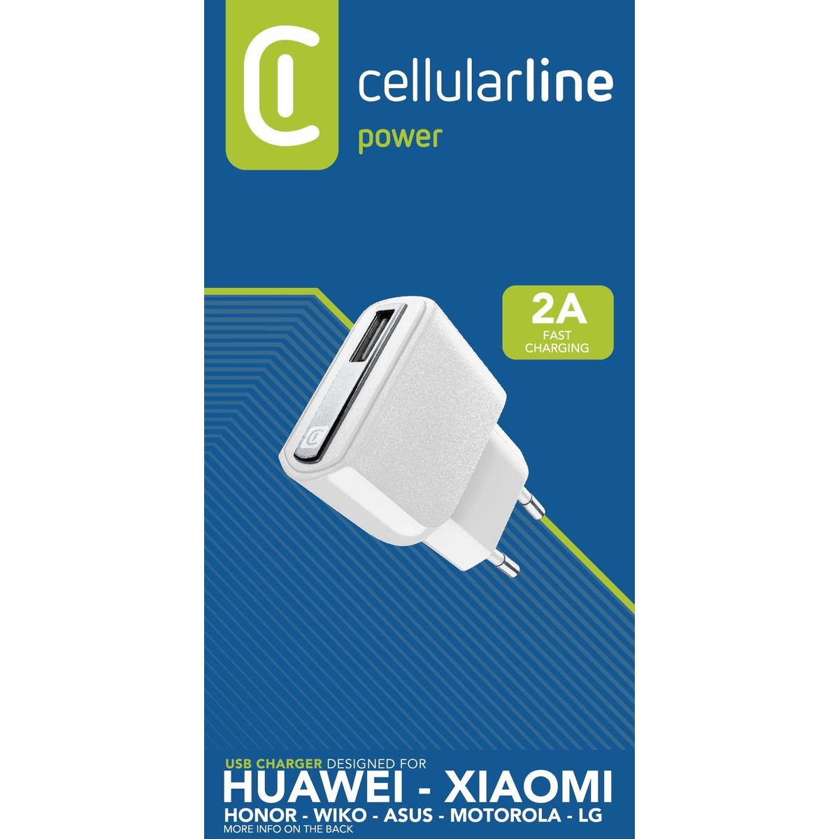 Reiselader 2A USB Type-A für Huawei, Xiaomi, etc.