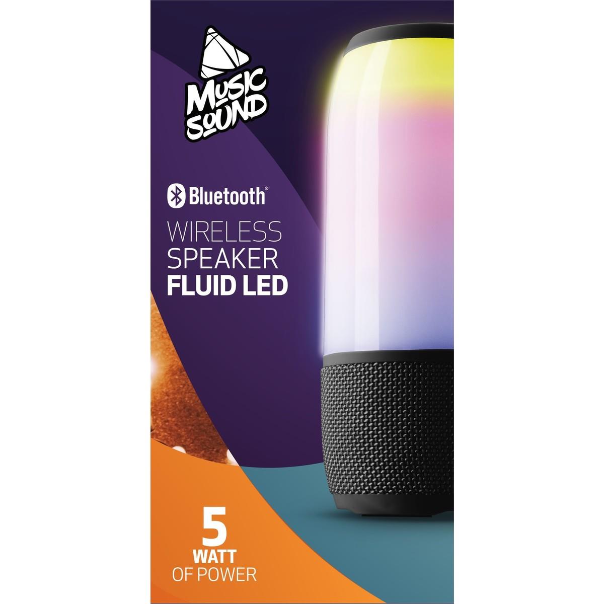 Lautsprecher FLUID mit LED-Licht für bluetoothfähige Geräte
