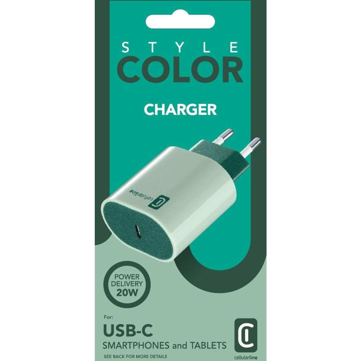 Reiselader STYLE COLOR 20W USB Type-C