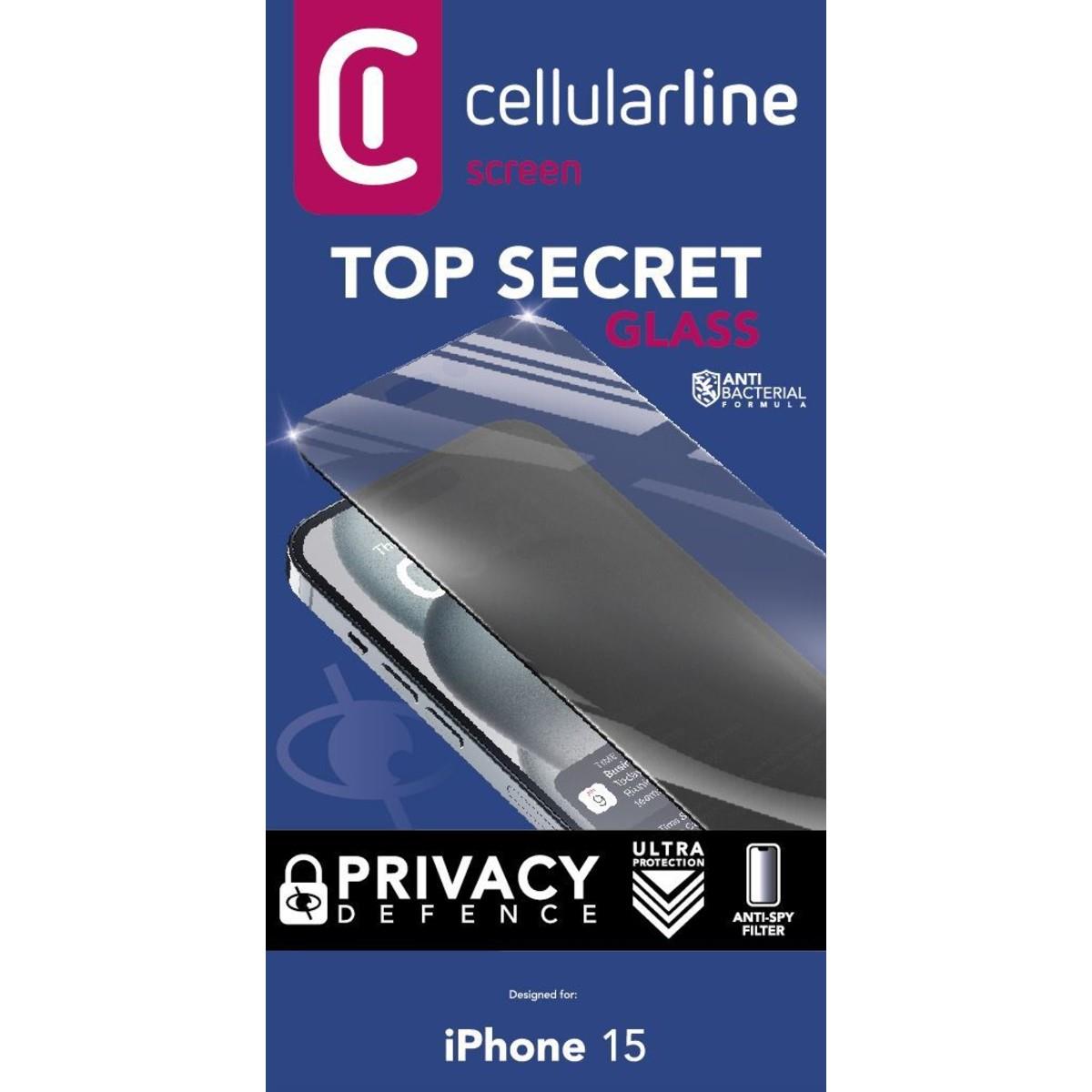 Schutzglas PRIVACY für Apple iPhone 15