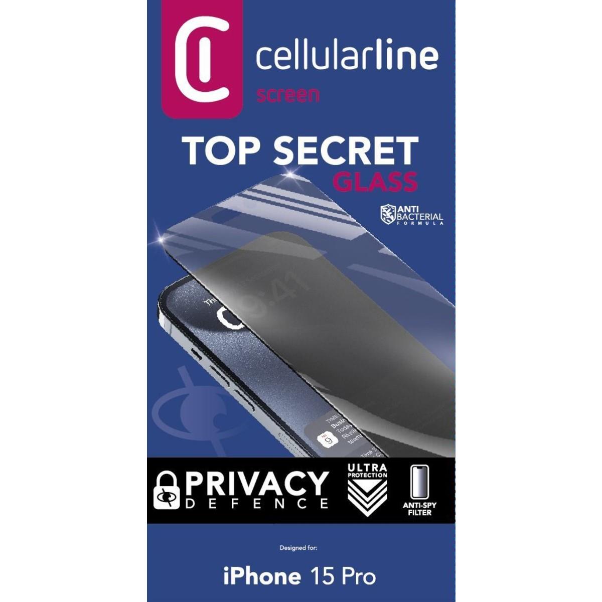 Schutzglas PRIVACY für Apple iPhone 15 Pro