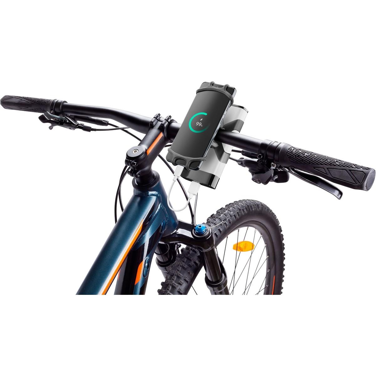 Fahrradhalterung RIDER mit Powerbank-Halterung für Smartphones zwischen 4 und 6,7 Zoll