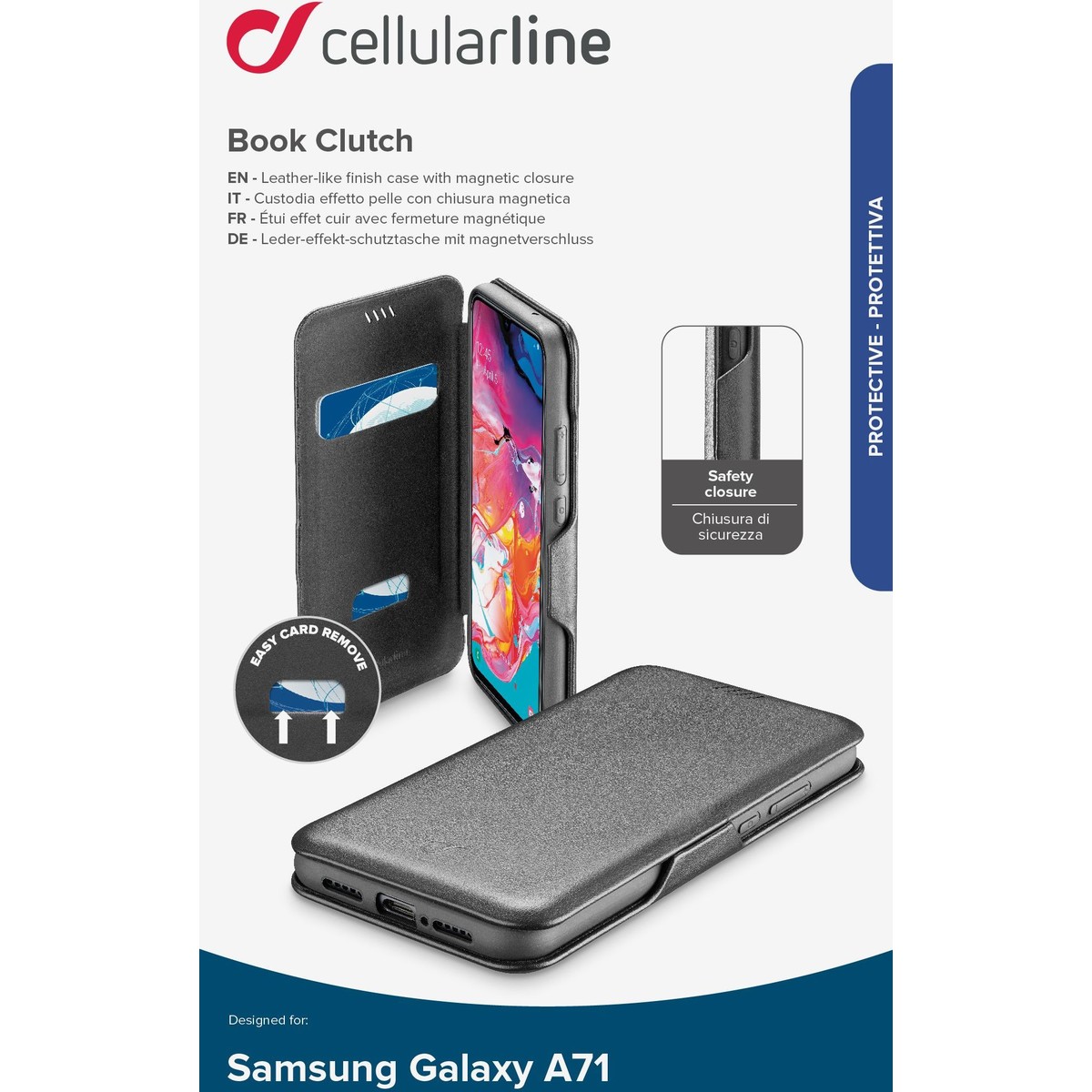 Bookcase BOOK CLUTCH für Samsung Galaxy A71