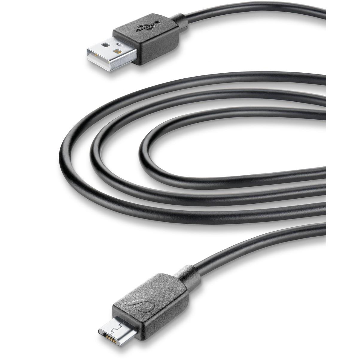 Lade- und Datenkabel 300cm USB Type-A auf Micro-USB