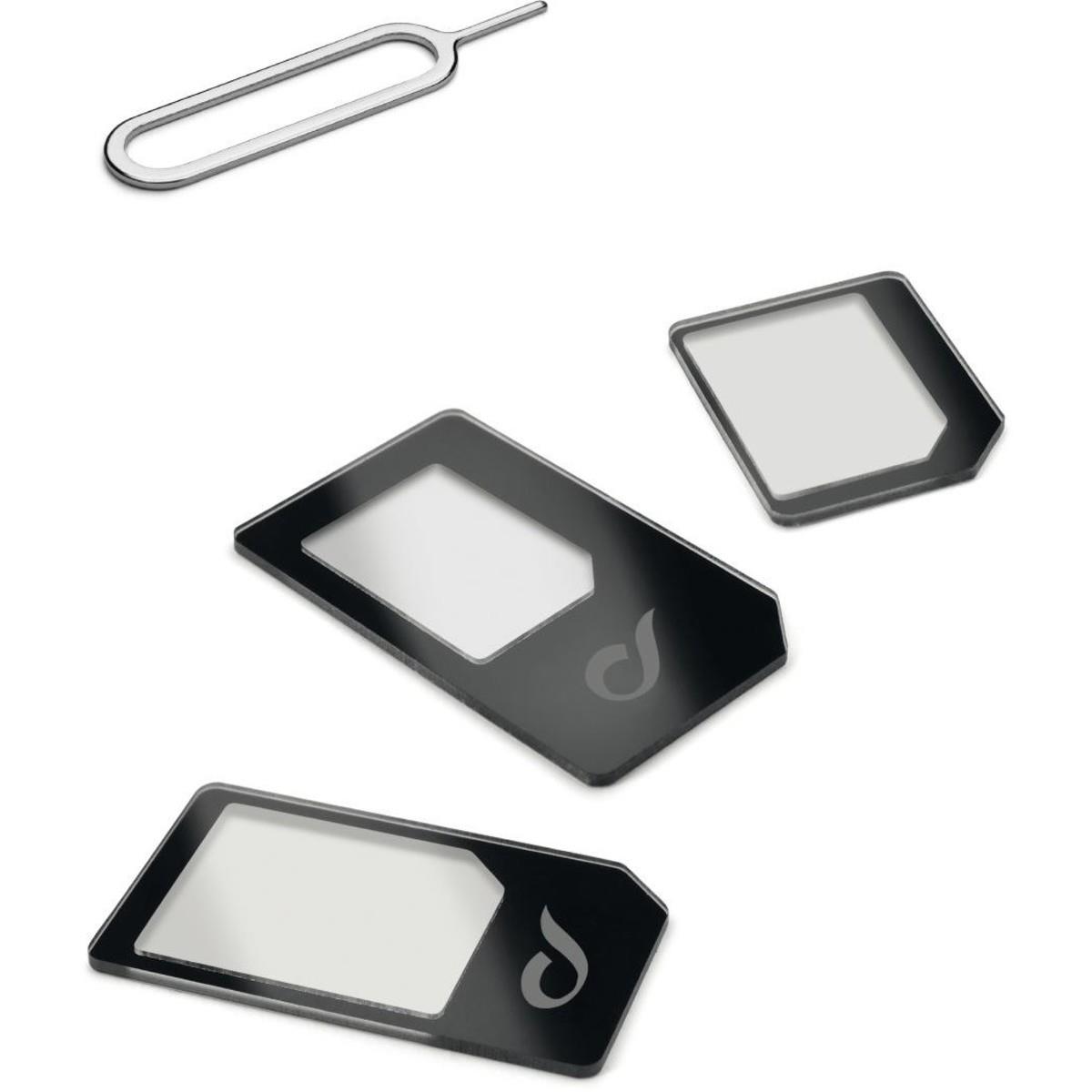 Adapterset (Nano-/Micro- auf Micro- oder SIM) inkl. Nadel 