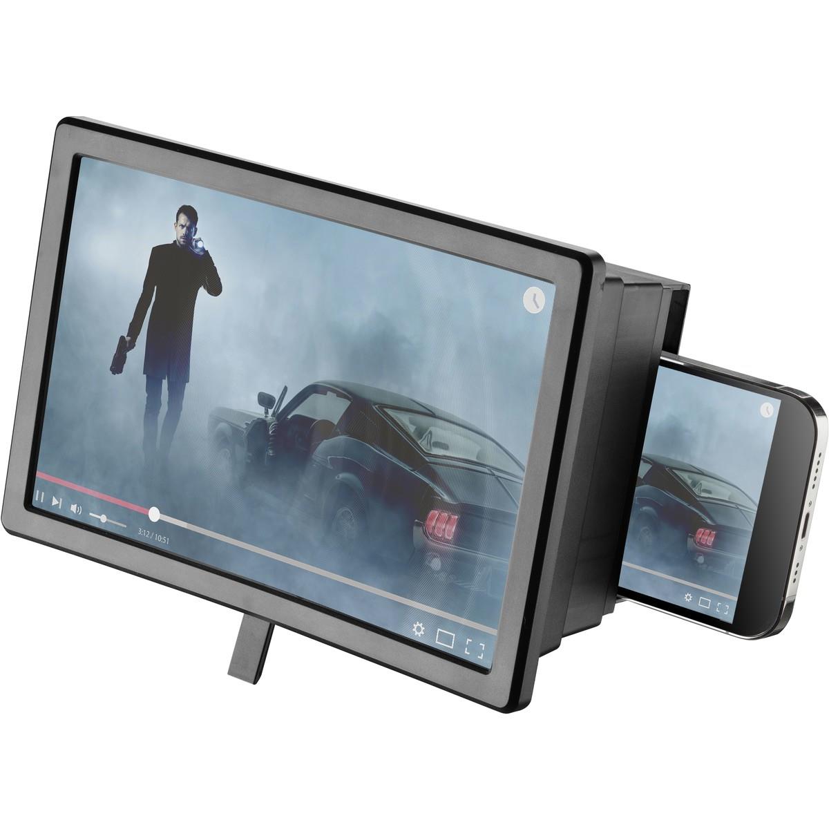 Bildschirmvergrößerer MOVIE THEATER mit Stativ für Smartphones bis 6,5 Zoll
