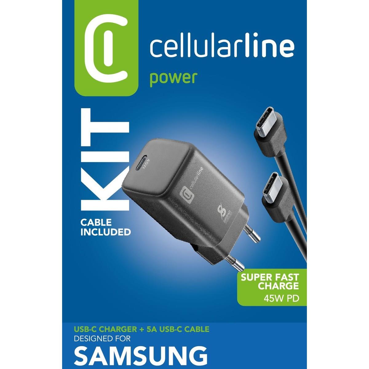 Reiselader-Set 45W USB Type-C inkl. Kabel für Samsung Type-C