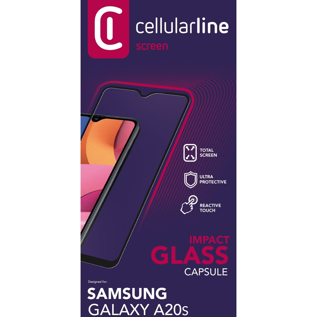 Schutzglas IMPACT GLASS CAPSULE für Samsung Galaxy A20s