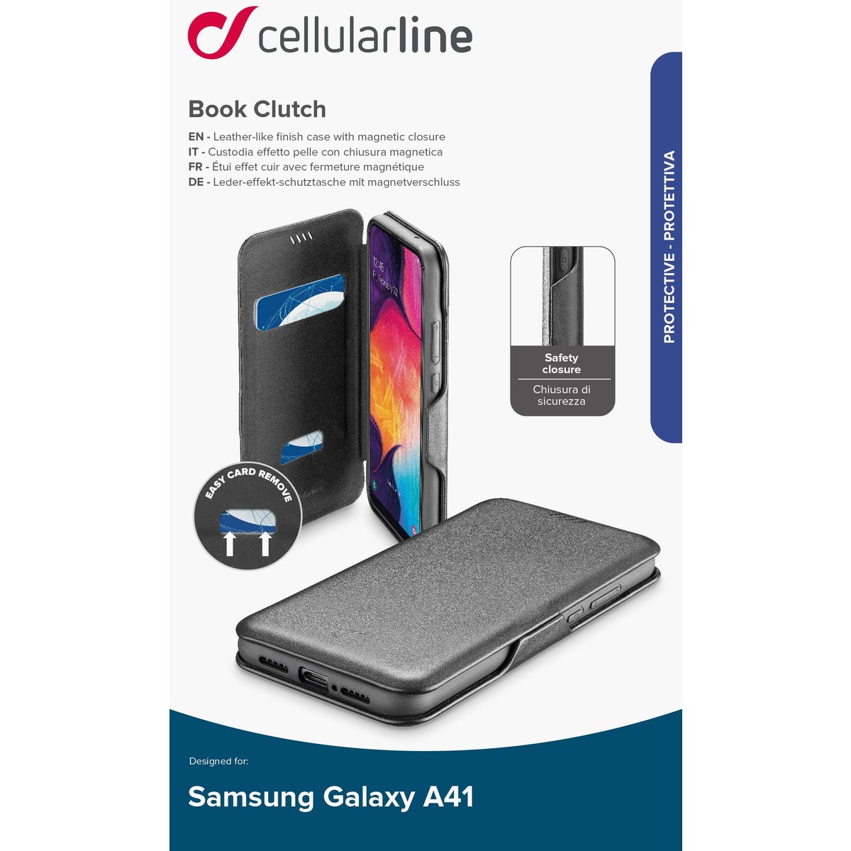 Bookcase BOOK CLUTCH für Samsung Galaxy A41