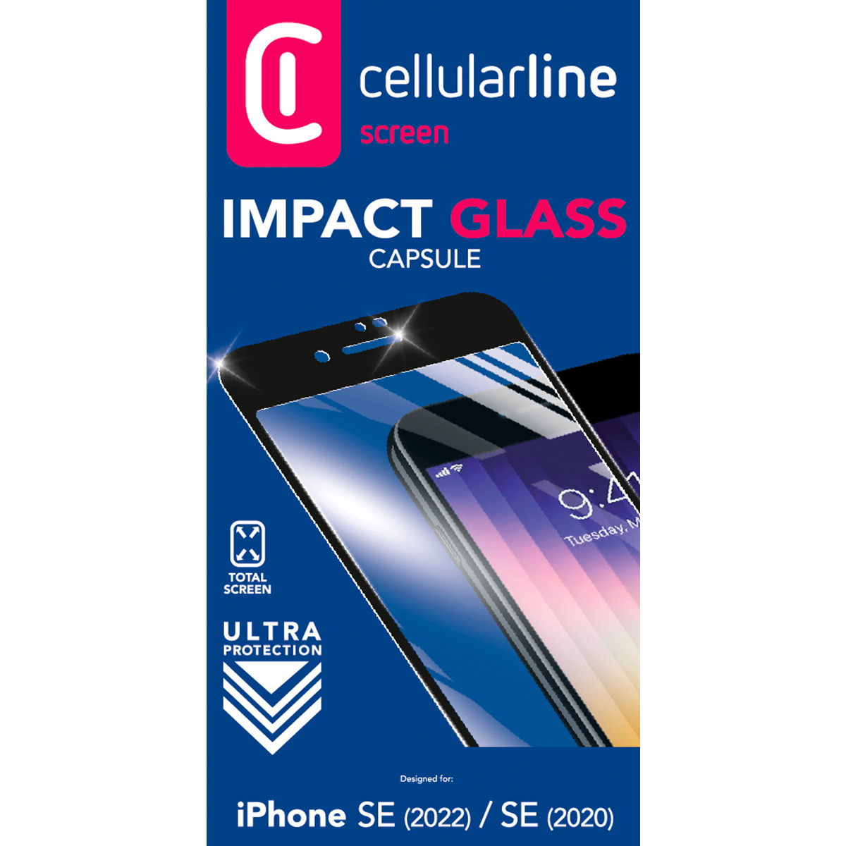 Schutzglas IMPACT GLASS CAPSULE für Apple iPhone SE 2020/2022