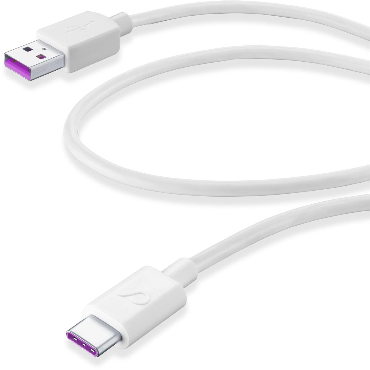 Lade- und Datenkabel 5A Huawei SuperCharge 120cm USB Type-A auf USB Type-C