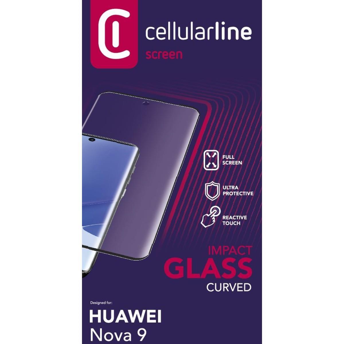 Schutzglas IMPACT GLASS CURVED für Huawei Nova 9