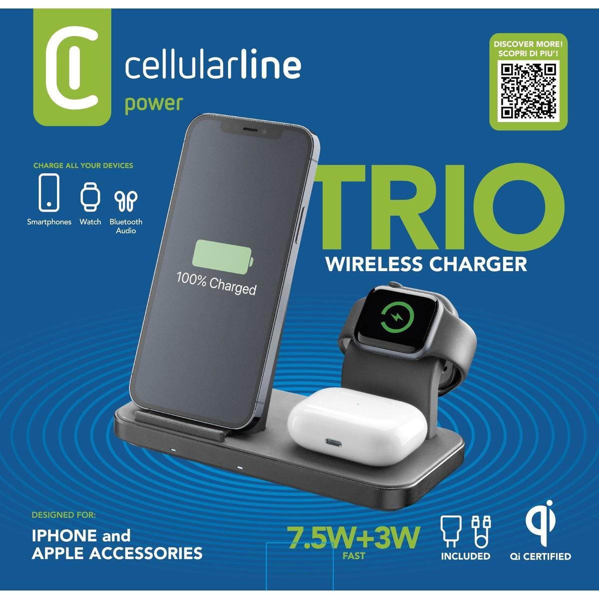 Wireless Charger TRIO 7,5W für Apple