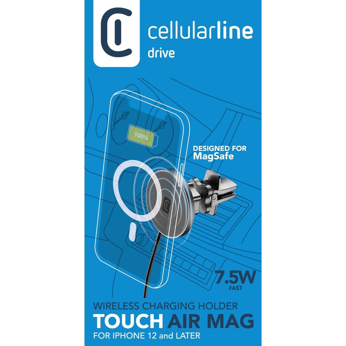 MagSafe KFZ-Ladehalter TOUCH AIR MAG 7,5W für Lüftungslamellen