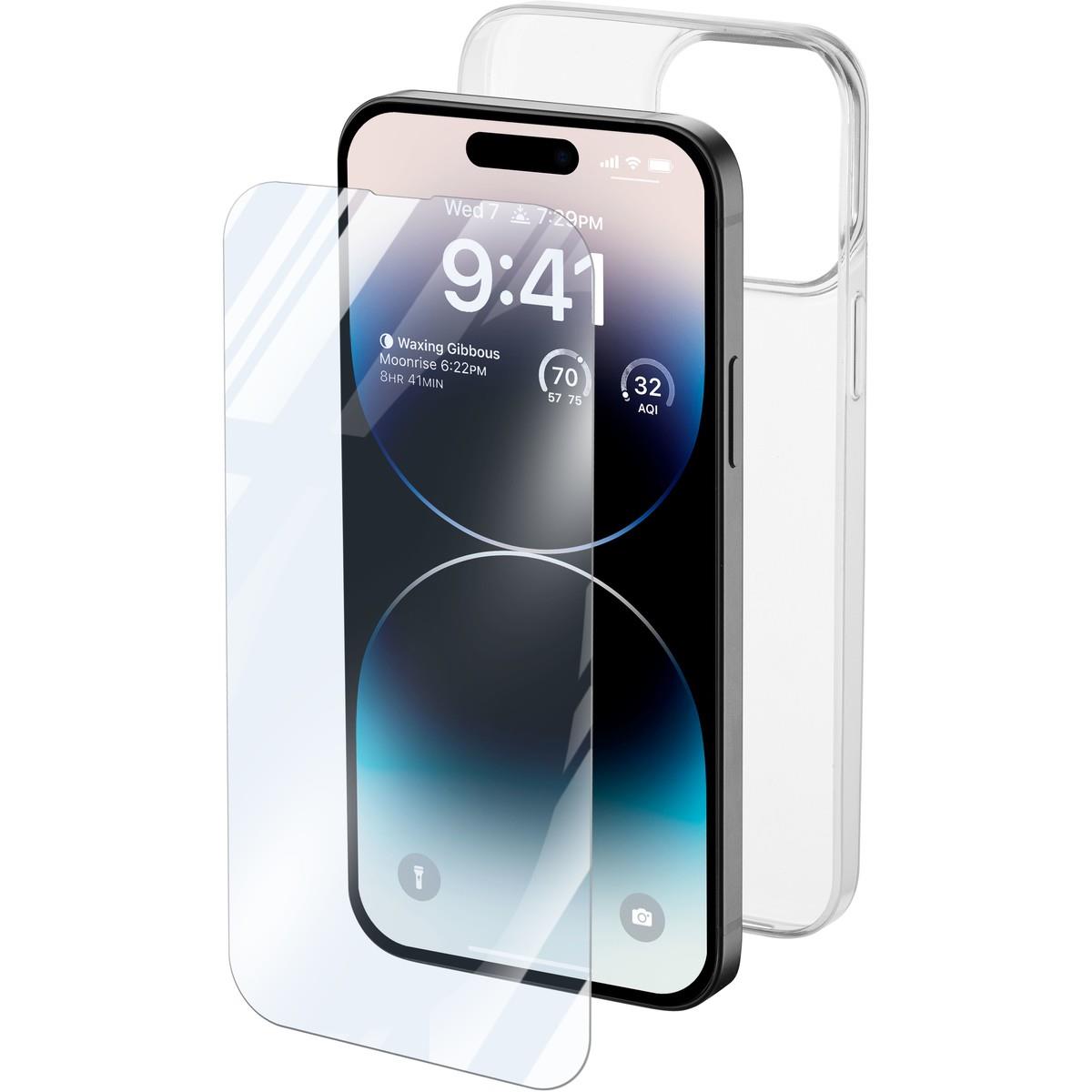 Set PROTECTION KIT aus Backcover und Schutzglas für Apple iPhone 14 Pro Max