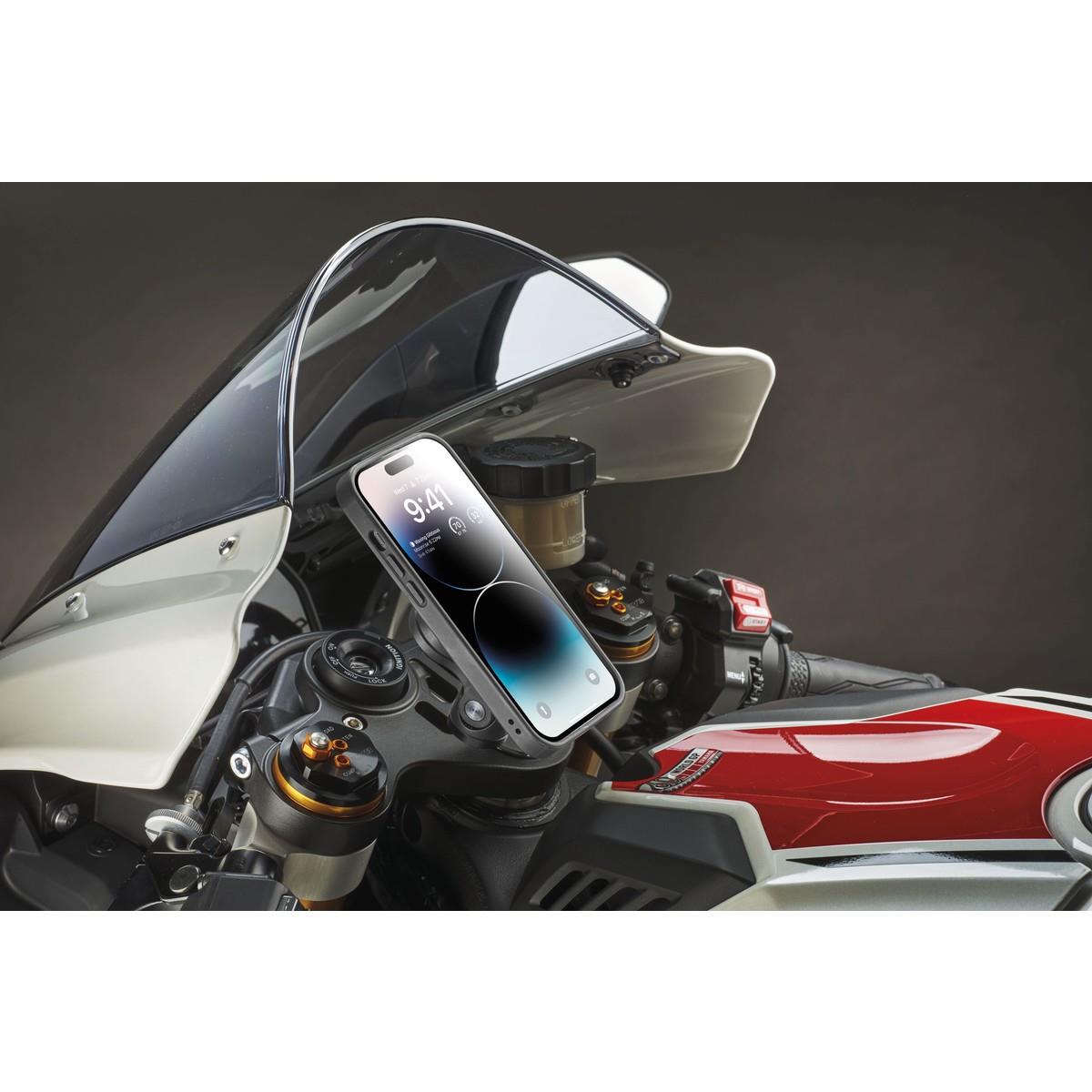 Quiklox Motorradhalterung Smartphone für Lenkersäule