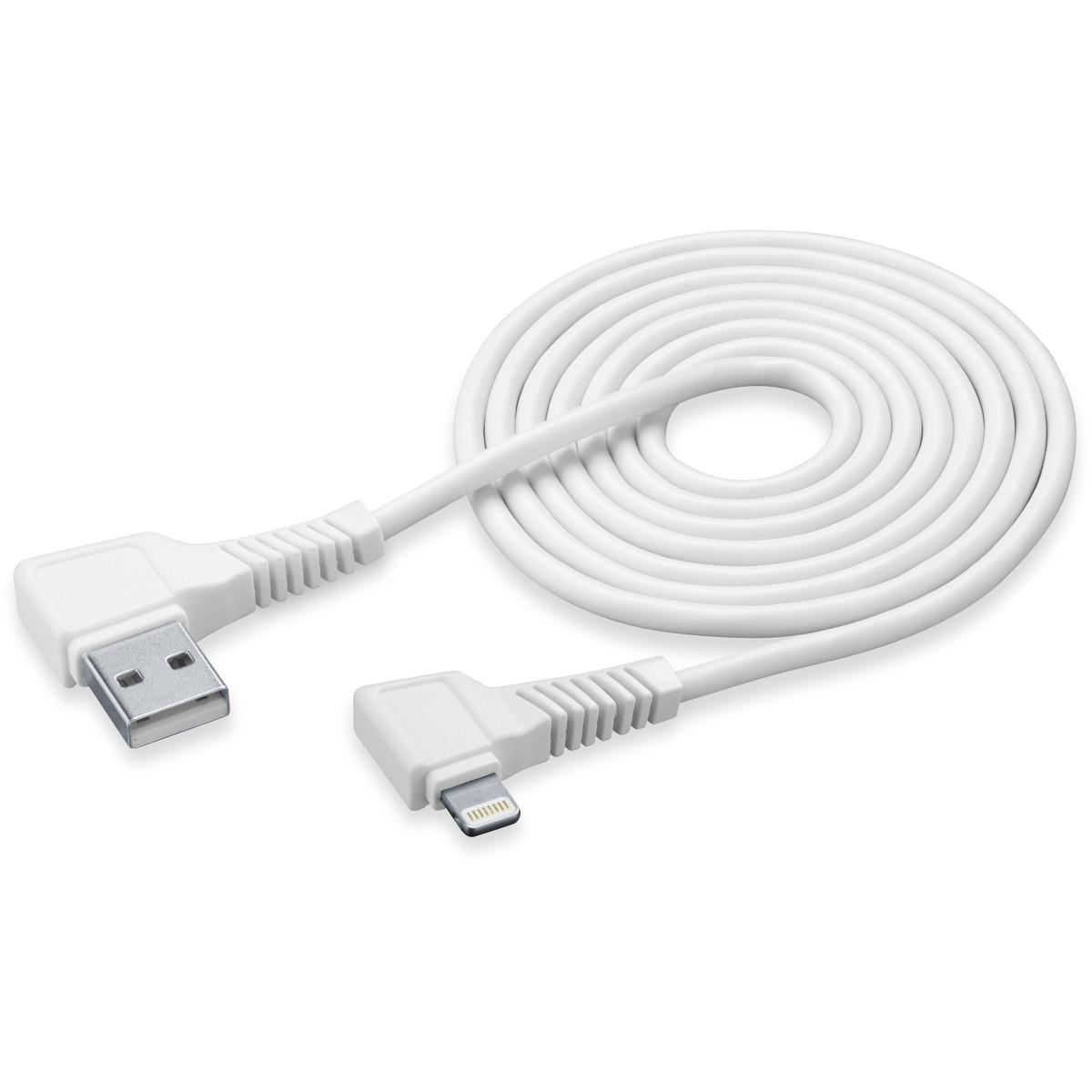 Lade- und Datenkabel ANGLE 200cm USB Type-A auf Apple Lightning