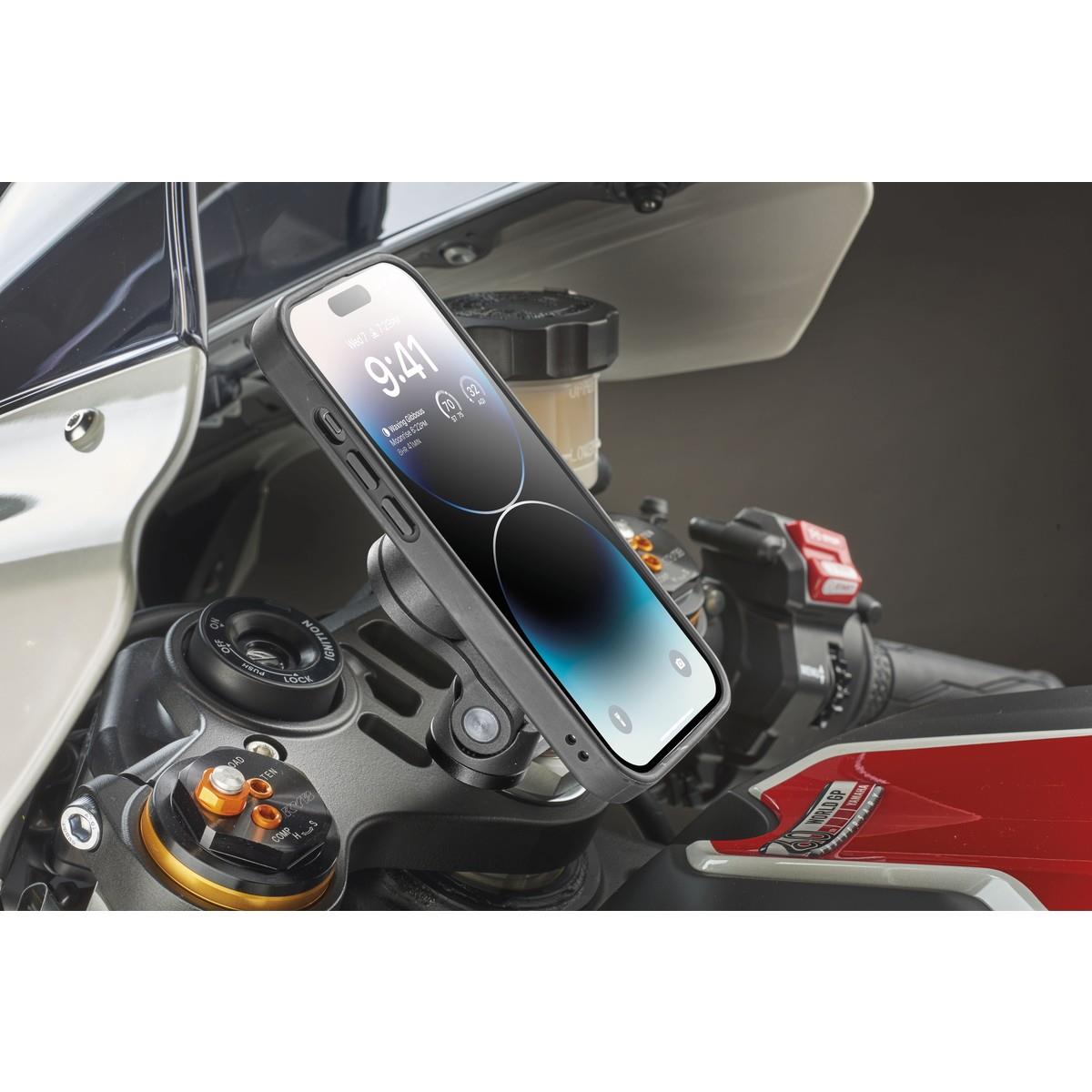 Quiklox Motorradhalterung Smartphone für Lenkersäule
